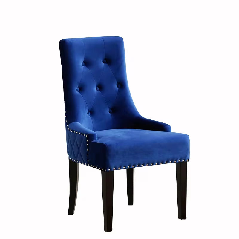 "Velvet Armless Dining Chair - Modern, Custom, and Comfortable"