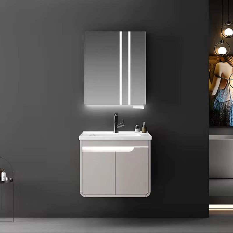 "Contemporary China Bathroom Vanity Set with Wall Mounted Cabinet - Direct from the Factory!"