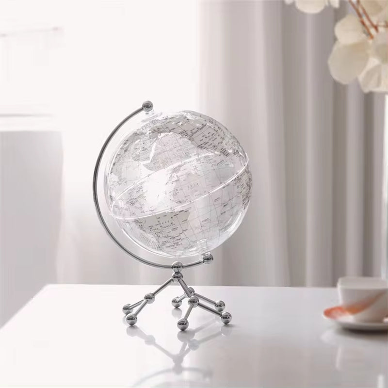 "Modern Luxury World Globe Desk Showpiece for Stylish Home Decor"