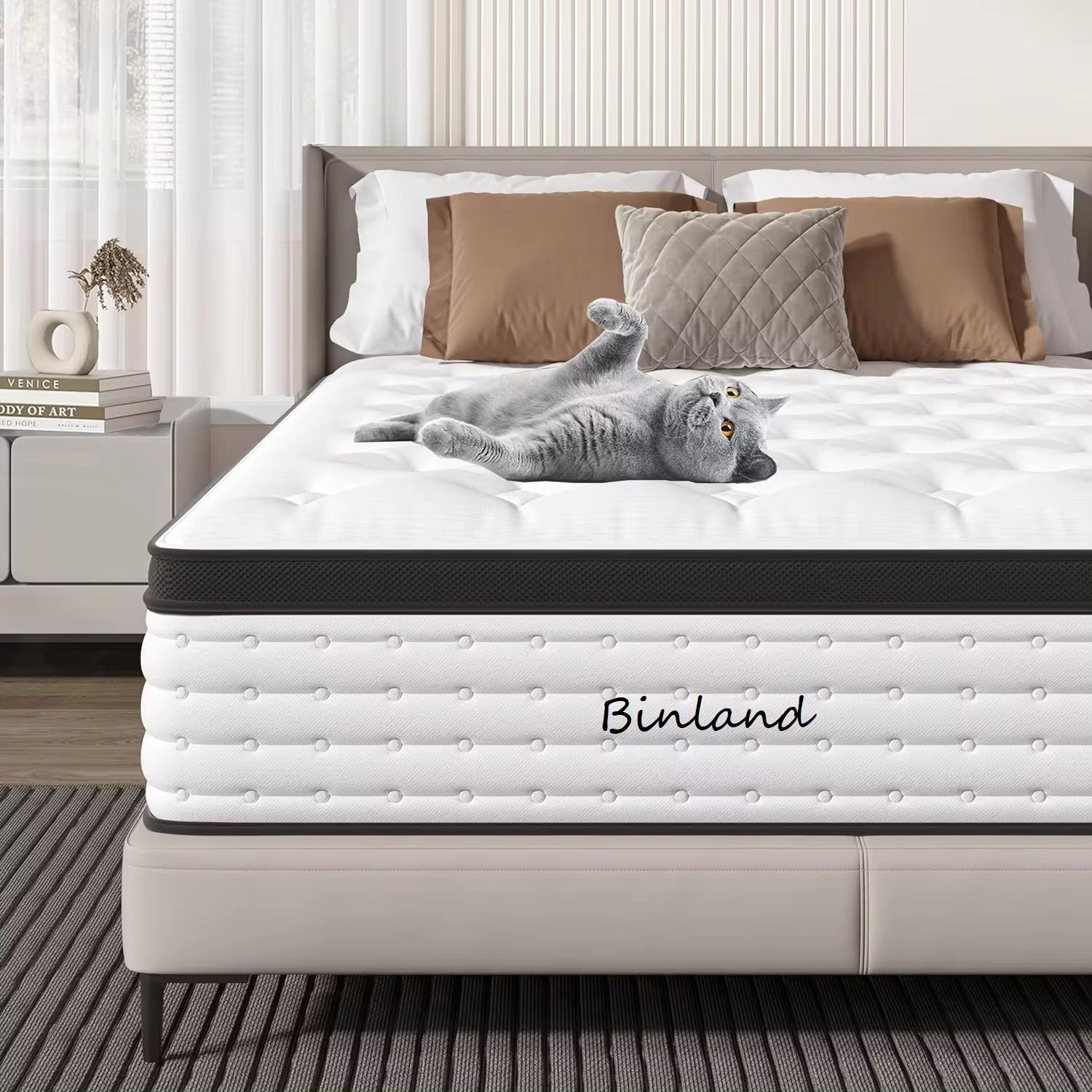 "Ultimate Comfort Cooling Gel Memory Foam Mattress Collection - Queen, King, Twin Sizes Available"