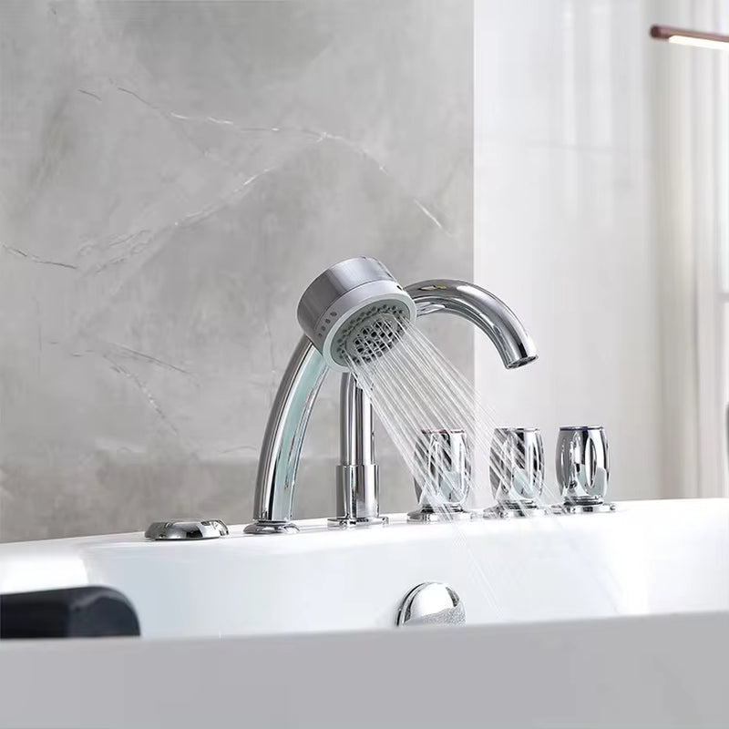 Luxurious Customizable Solid Surface Freestanding Soaking Bathtub