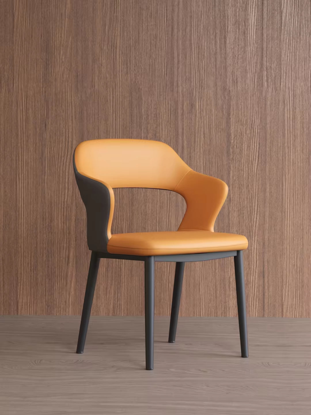 Luxury Leather Dining Chair Set for Home and Hotel - Modern Design