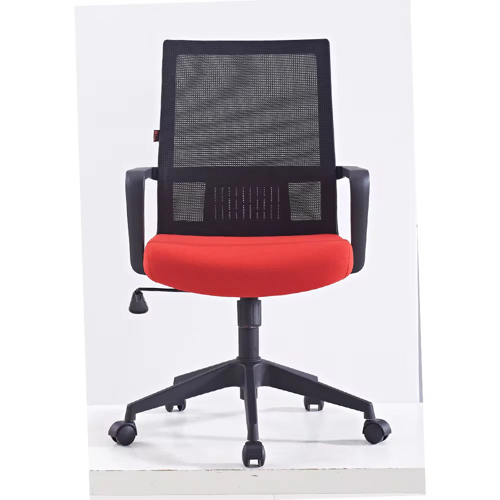 Foshan Office Chair with Nylon Frame and Wheels at Affordable Price