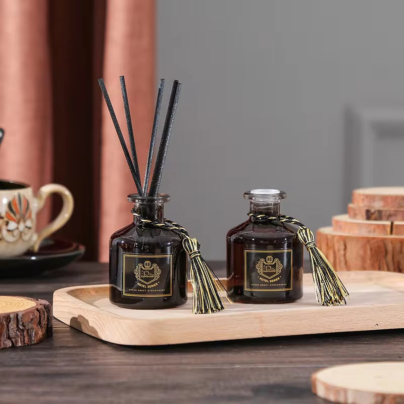 Luxury Custom 50ml Reed Diffuser Set - Fragrance Liquid Glass Bottle