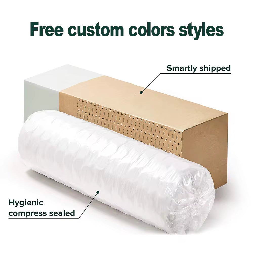 Luxurious Queen Size Hotel Mattress with Twin Borders - Factory Compressed for Easy Delivery