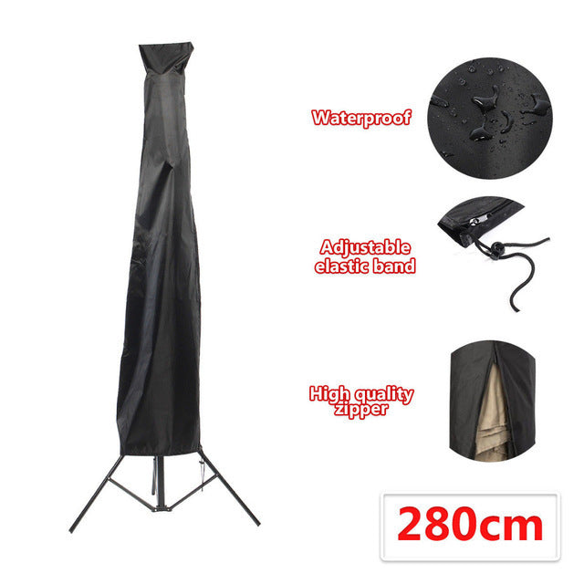 Amazon Explosive Outdoor Waterproof, Rainproof, Dustproof Sunshade 210D Oxford Cloth Umbrella Cover Factory Direct Spot