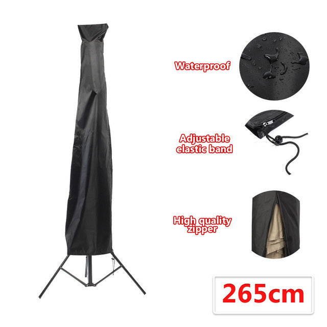 Amazon Explosive Outdoor Waterproof, Rainproof, Dustproof Sunshade 210D Oxford Cloth Umbrella Cover Factory Direct Spot