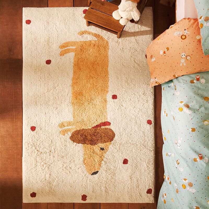 Simple And Cute Living Room Bedroom Rug