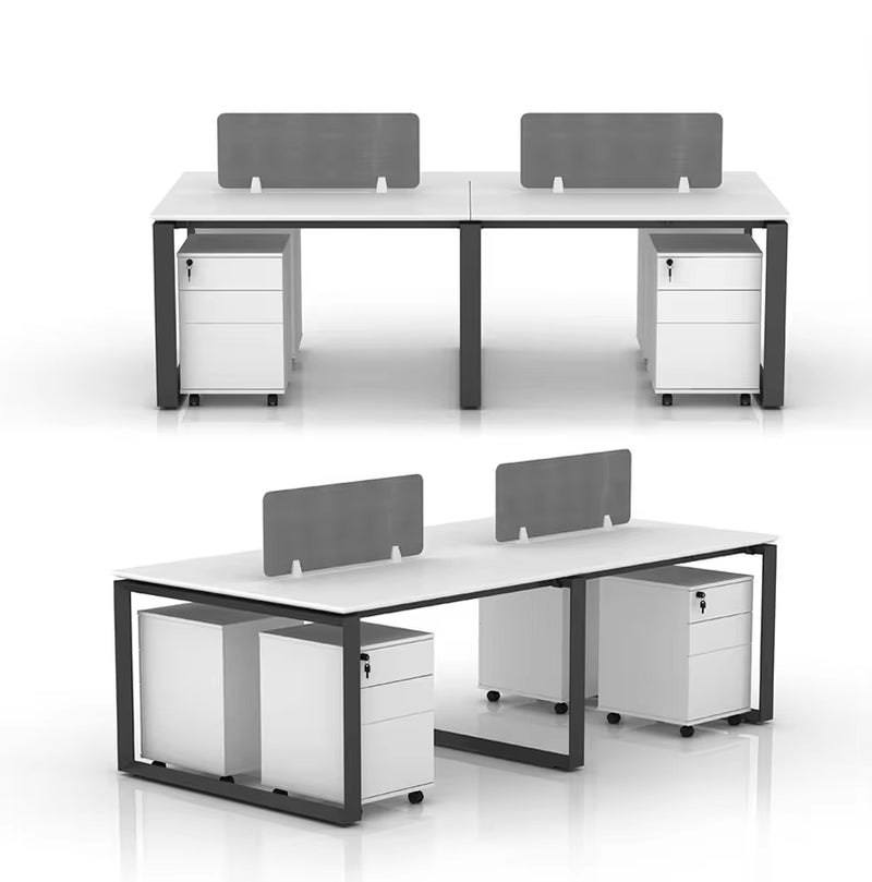 Professional Office Workstation Partition for 4-Person Call Center Cubicles