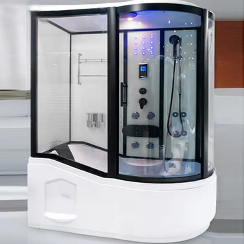Luxurious Whirlpool Steam Sauna Shower Room with Bathtub