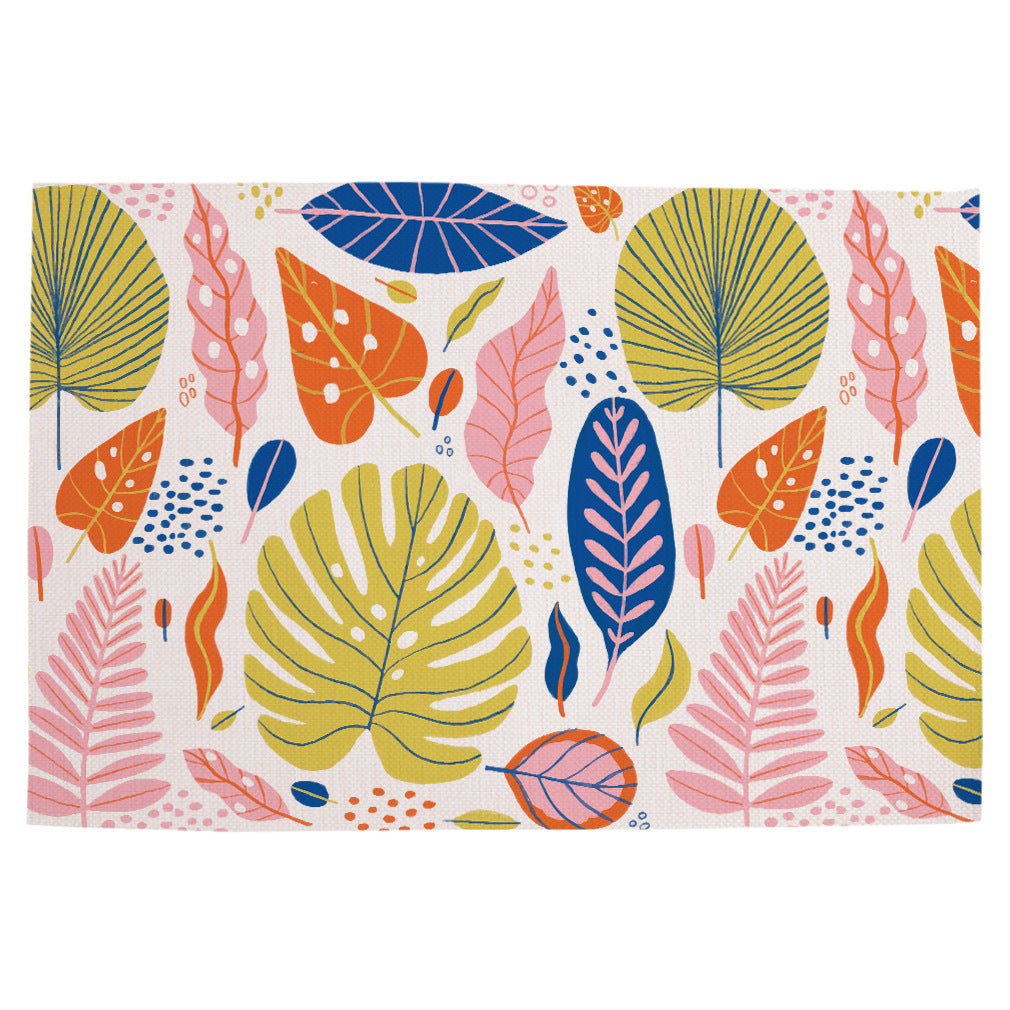 Waterproof Linen Placemat Print Personalized Dining Table