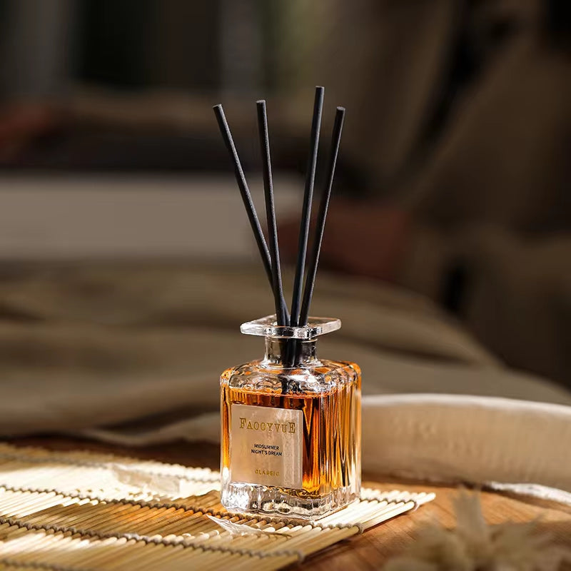 "50ML Natural Essential Oil Reed Diffuser Set with Aroma Stick - New Arrival Home Fragrance"