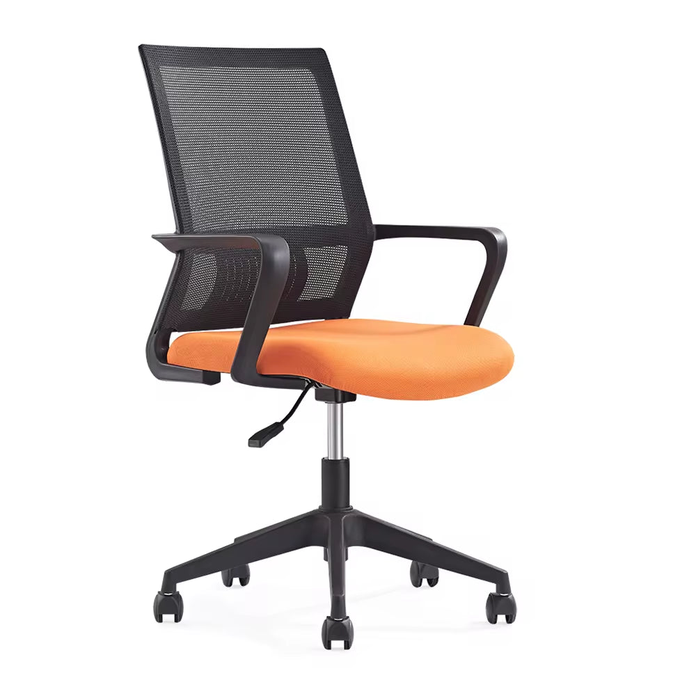 Foshan Office Chair with Nylon Frame and Wheels at Affordable Price