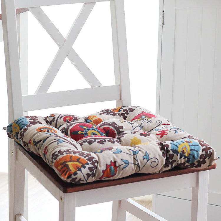 Home Fabric Memory Cotton Dining Chair Cushion