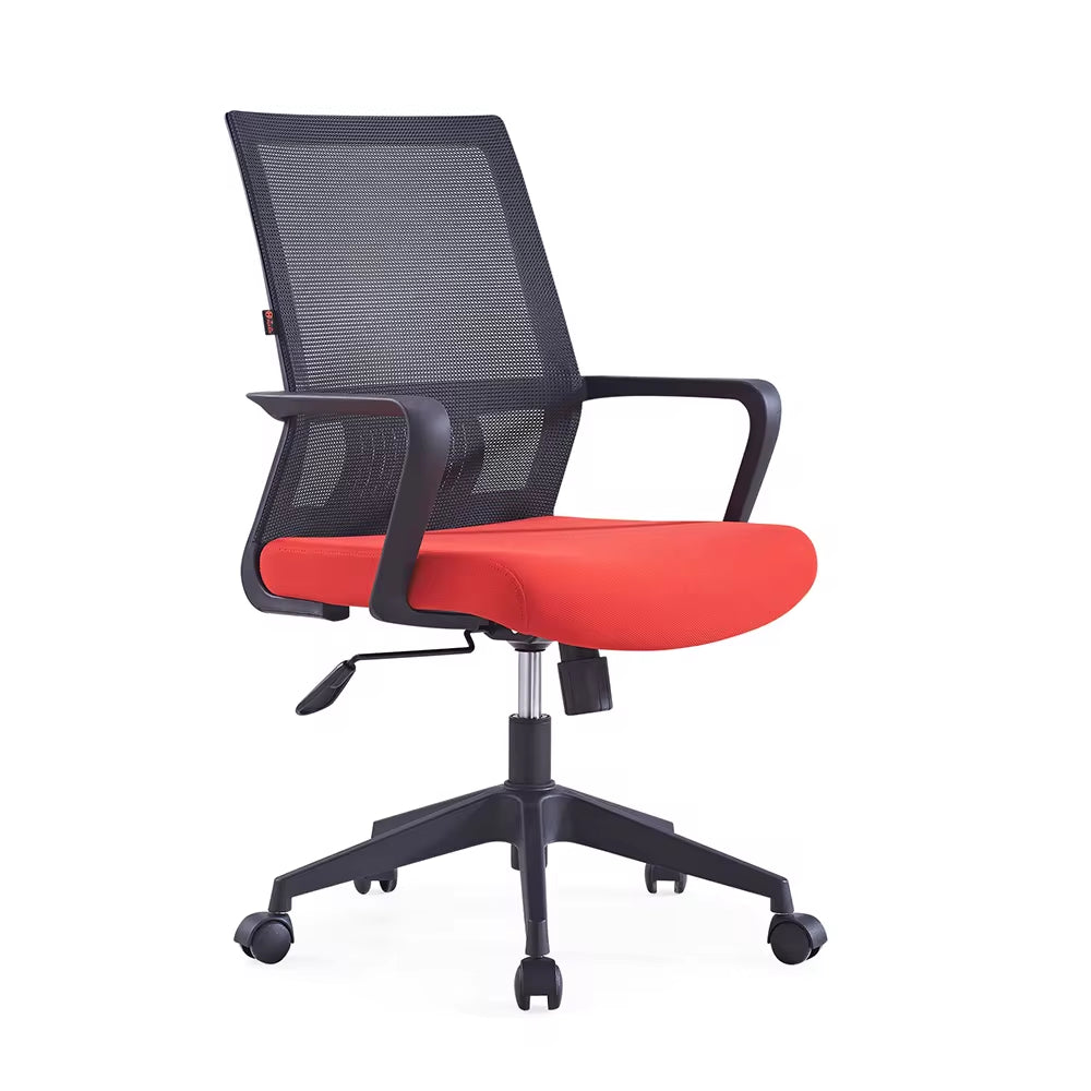 Foshan Office Chair with Nylon Frame and Wheels at Affordable Price