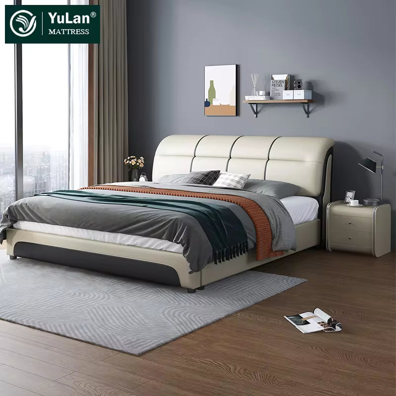 Luxury Italian Bedroom Set with Modern Design and Large Storage - King, Queen, Double Sizes