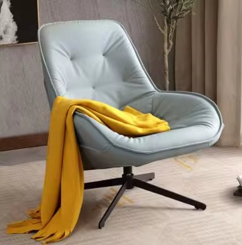 Luxury High Back Ergonomic Swivel Lounge Chair with Lumbar Support