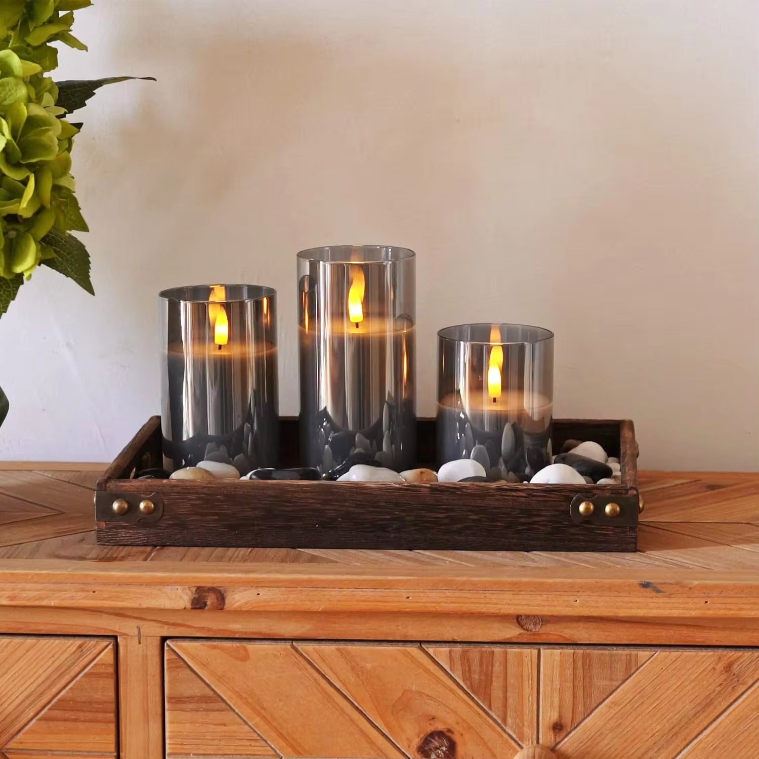 Luxury LED Scented Birthday Candles with Custom Logo