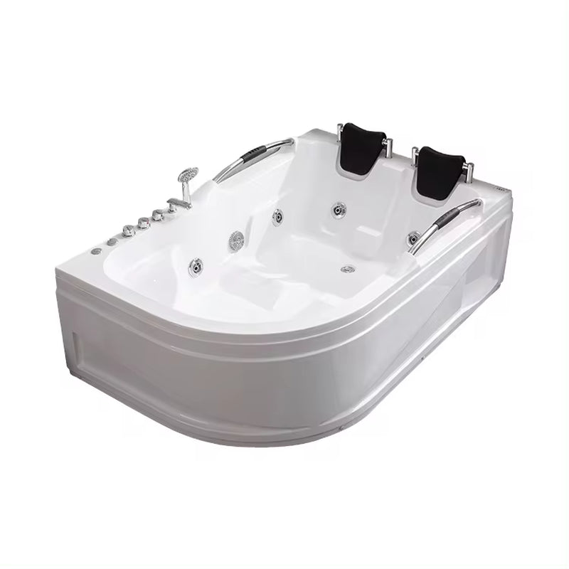 Luxurious European Style Jacuzzi Massage Bathtub with Waterfall and Air Massage - Affordable Acrylic Whirlpool Tub