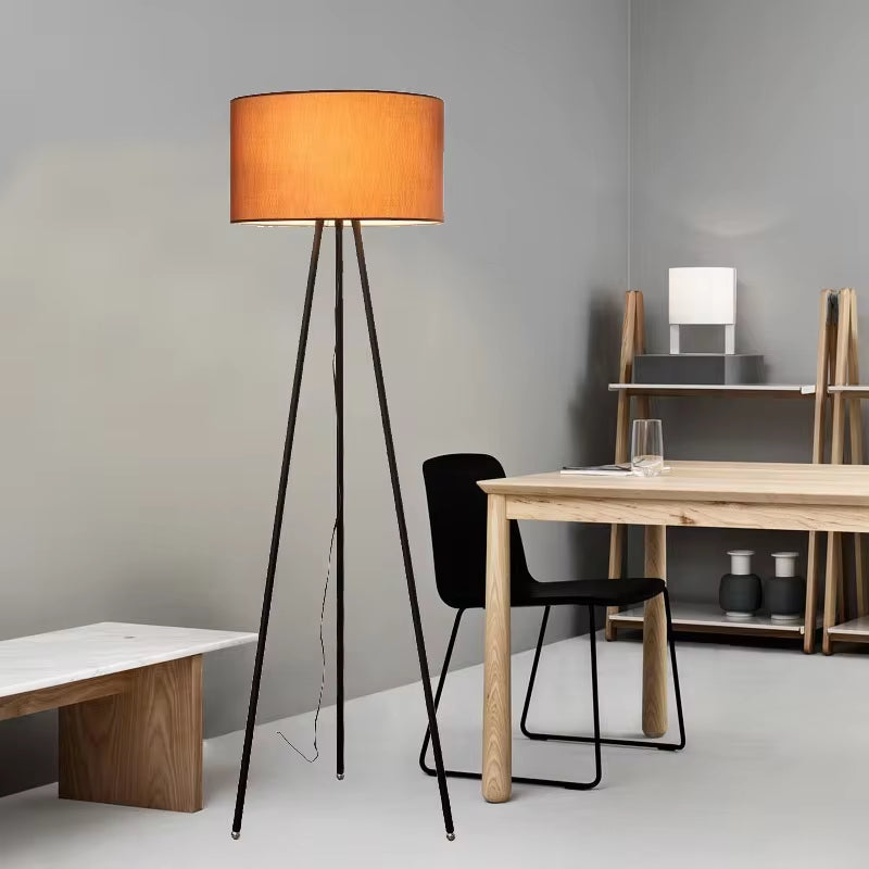 Nordic Decoration Bedside Tripod Standing Light Living Room Bedroom Home Modern Led Floor Lamp