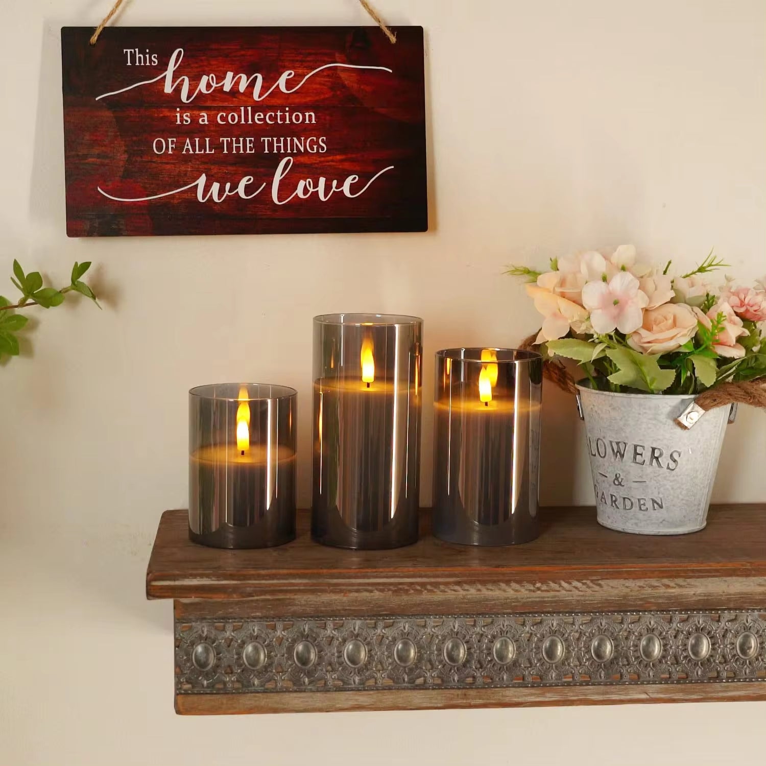 Luxury LED Scented Birthday Candles with Custom Logo