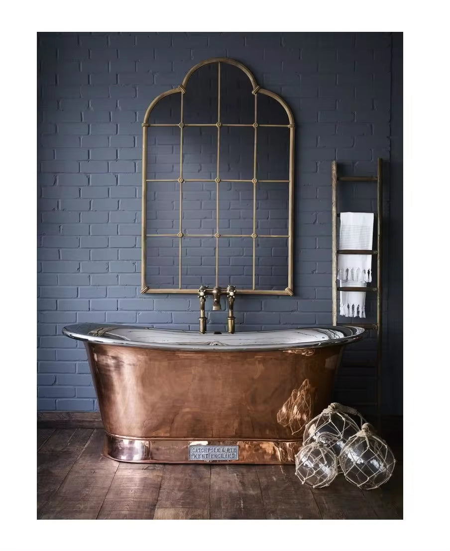 Luxurious Antique Copper Bathtub - Free Standing Soaking Tub