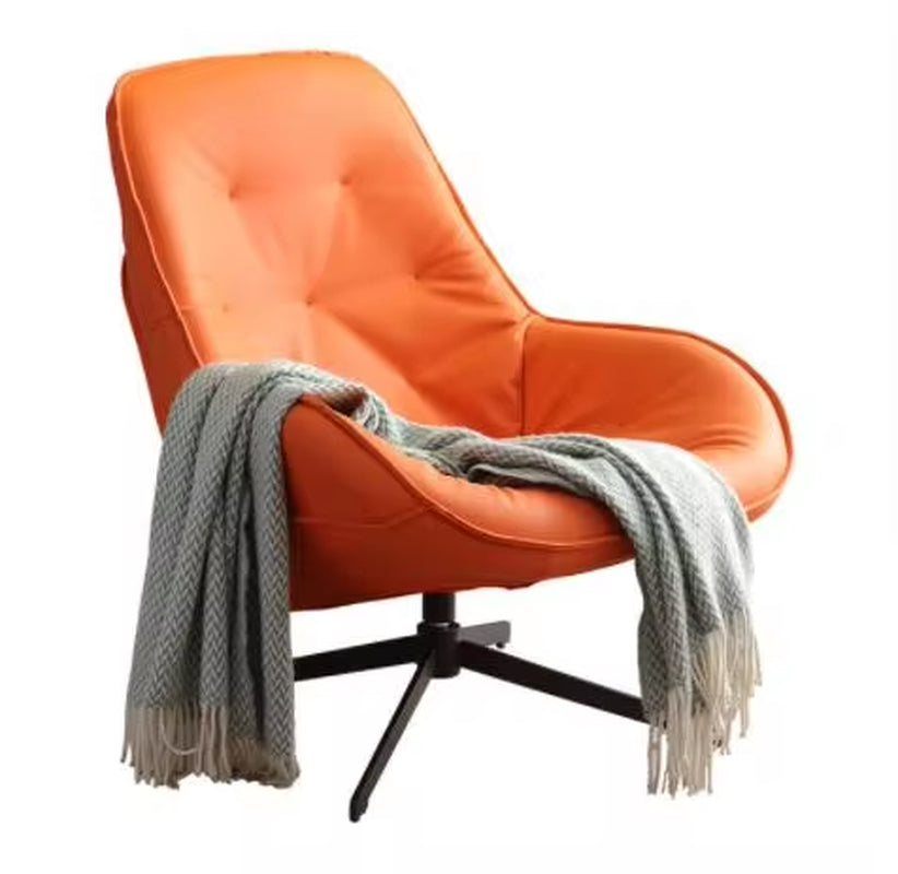 Luxury High Back Ergonomic Swivel Lounge Chair with Lumbar Support