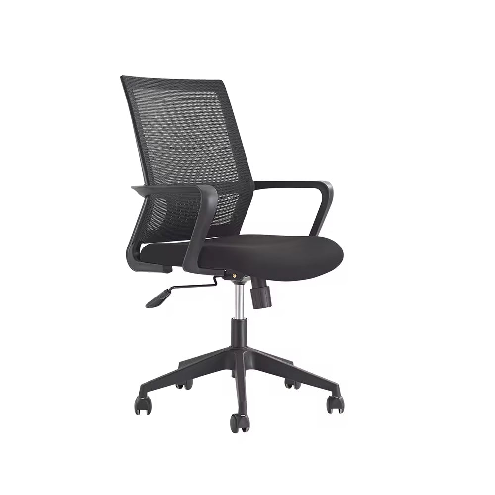 Foshan Office Chair with Nylon Frame and Wheels at Affordable Price
