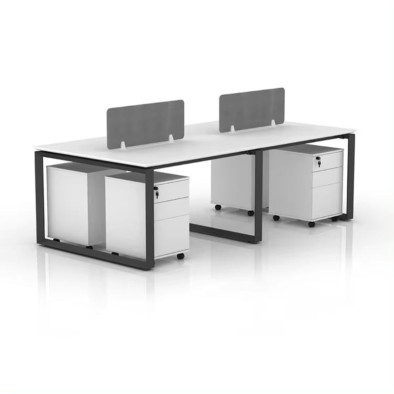 Professional Office Workstation Partition for 4-Person Call Center Cubicles