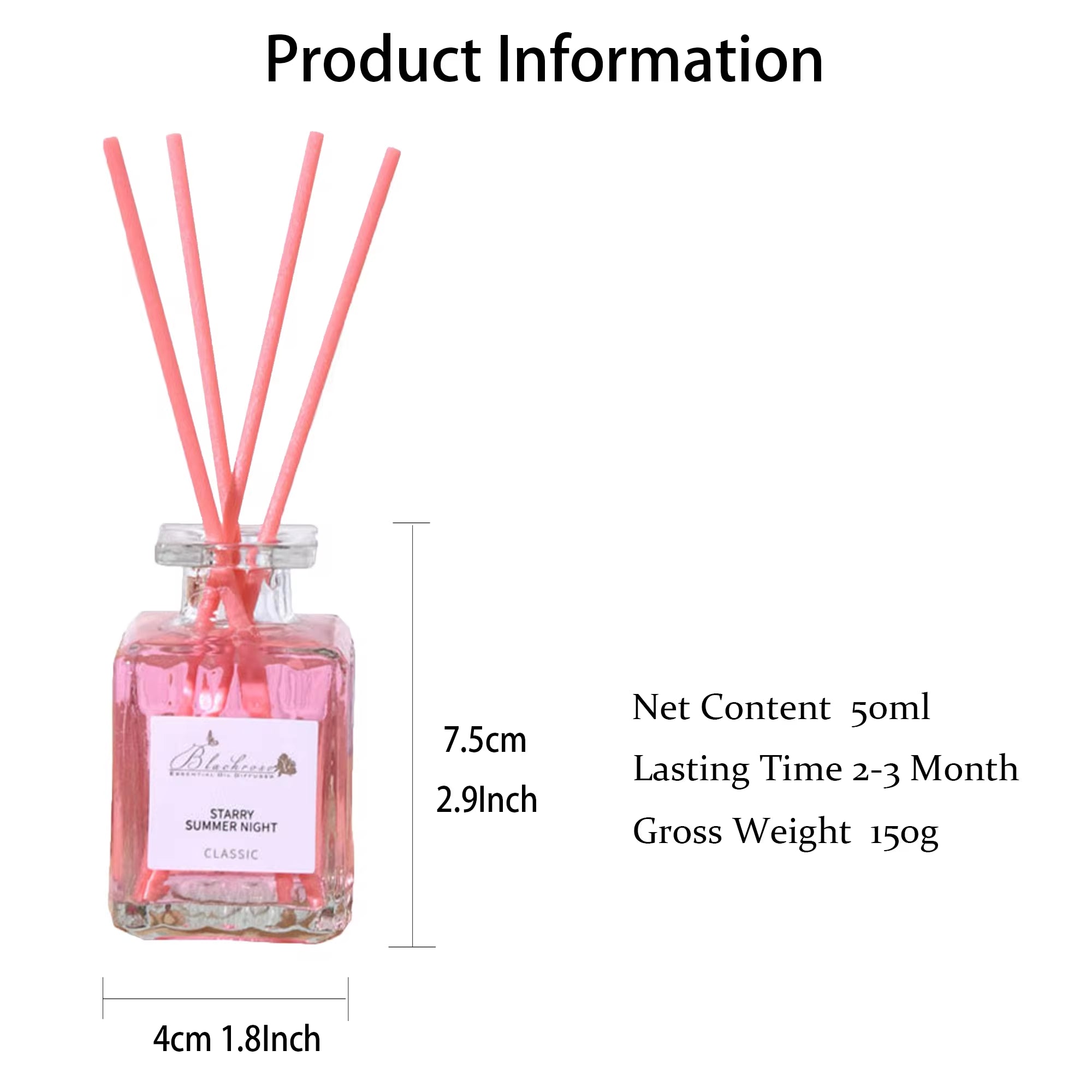 "Relaxing Aromatherapy Reed Diffuser Set for Home and Office"