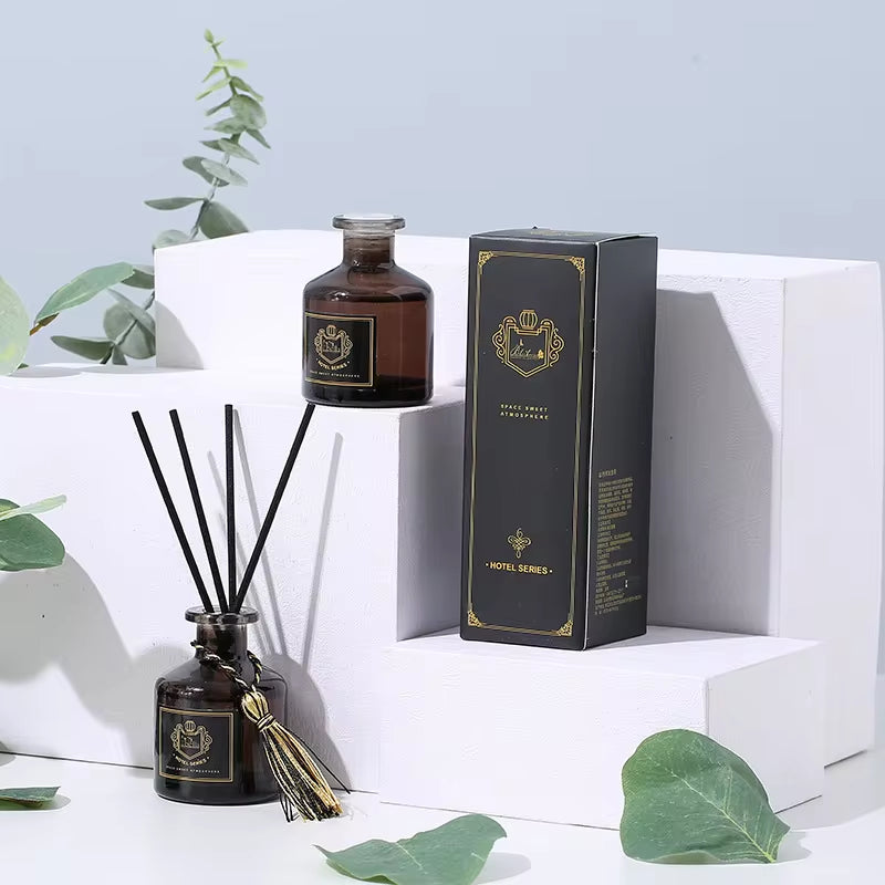 Luxury Custom 50ml Reed Diffuser Set - Fragrance Liquid Glass Bottle