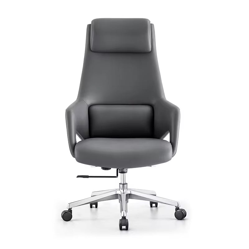 Executive High Back CEO Office Chair with Swivel Armrests and Ergonomic Design
