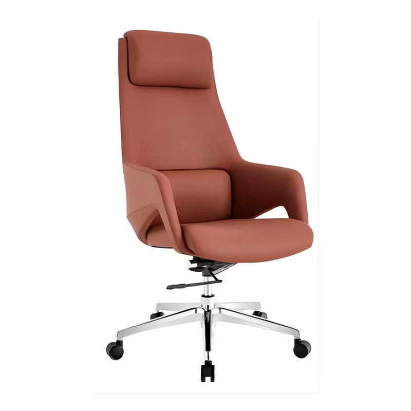 Executive High Back CEO Office Chair with Swivel Armrests and Ergonomic Design