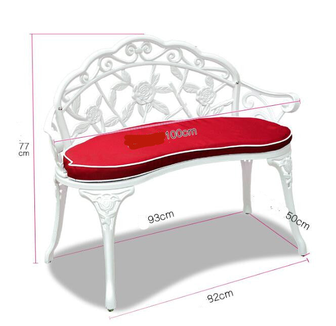 Park Outdoor Leisure Anti-corrosion Iron Seat