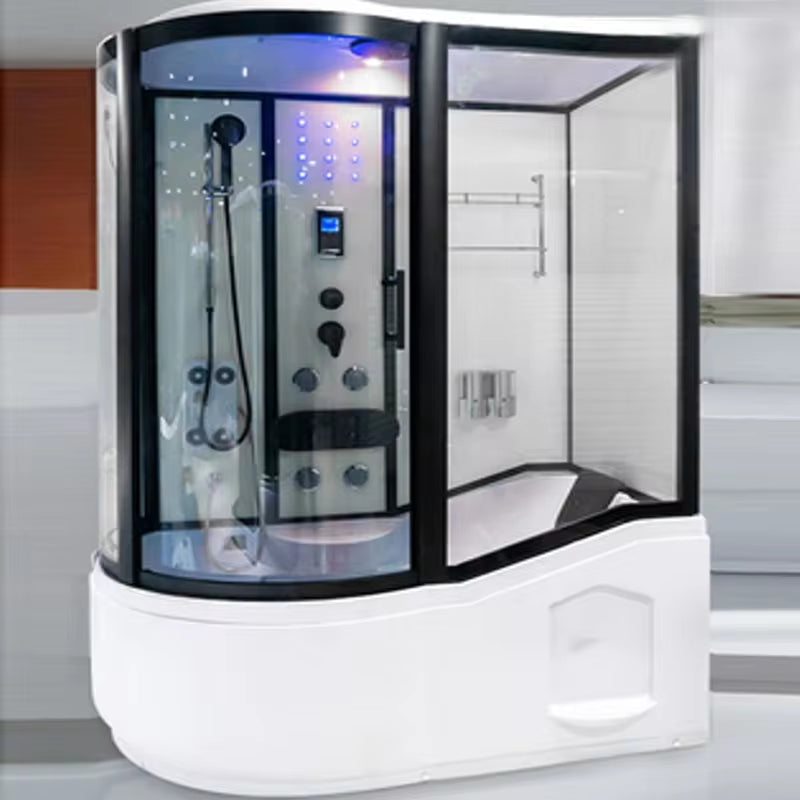 Luxurious Whirlpool Steam Sauna Shower Room with Bathtub