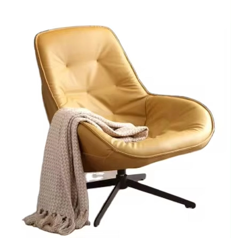 Luxury High Back Ergonomic Swivel Lounge Chair with Lumbar Support