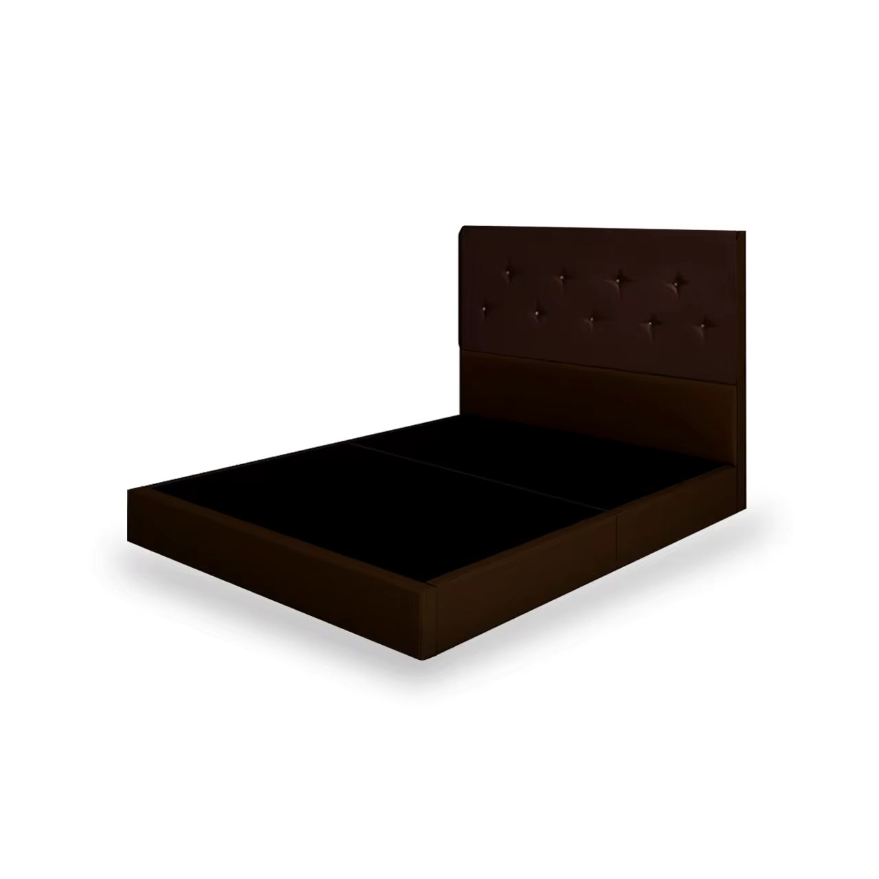 Luxurious Malaysian Beca Bed Frame - Premium Export Quality (King/Queen Size) in Elegant Walnut/White Color