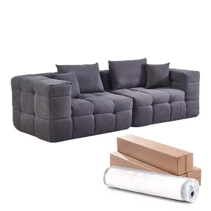 Luxurious Living Room Sofa Set - Easy Assembly in Carton Moulder