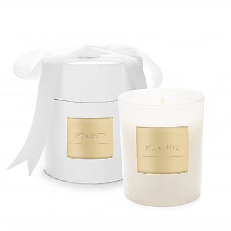 Luxury Christmas Home Fragrance Gift Set: Black Candle Jars & Reed Diffuser