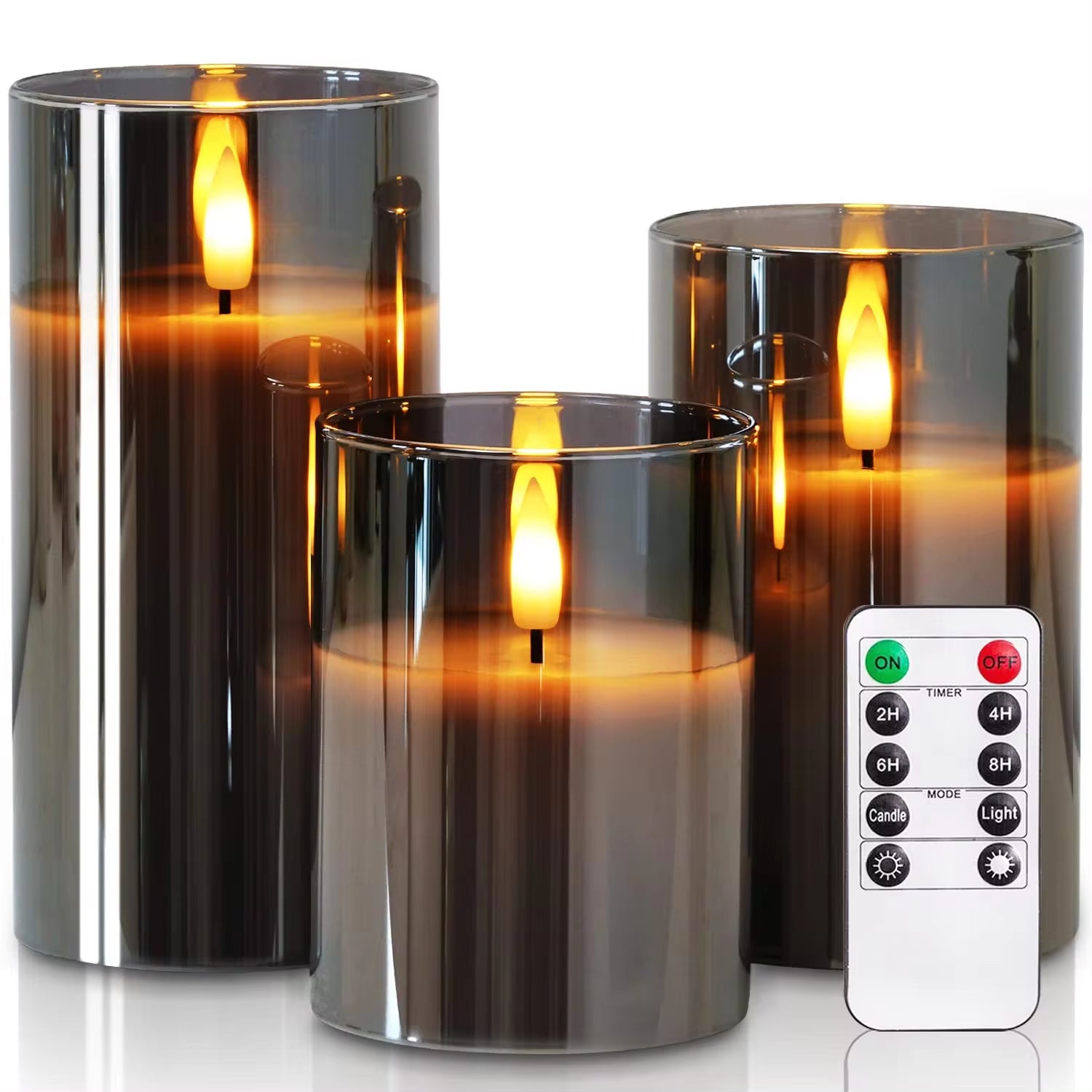 Luxury LED Scented Birthday Candles with Custom Logo
