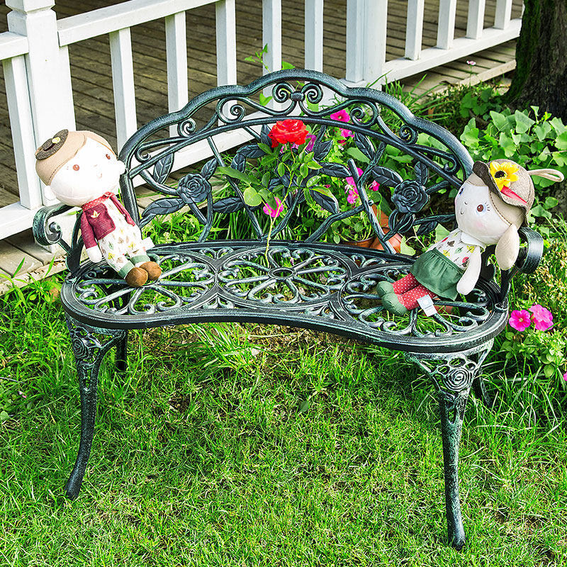 Park Outdoor Leisure Anti-corrosion Iron Seat