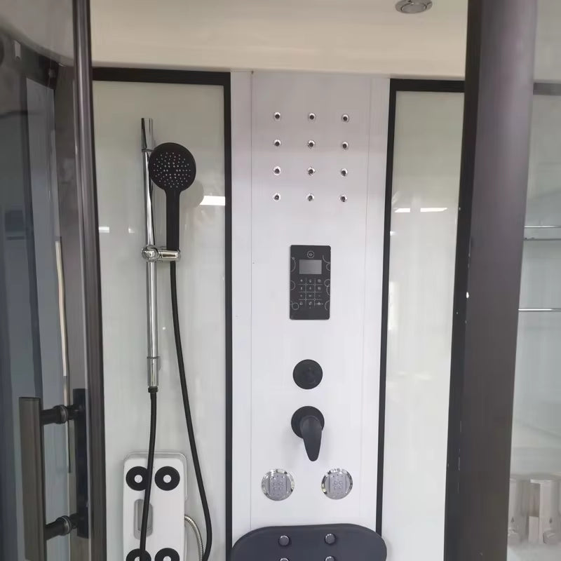 Luxurious Whirlpool Steam Sauna Shower Room with Bathtub