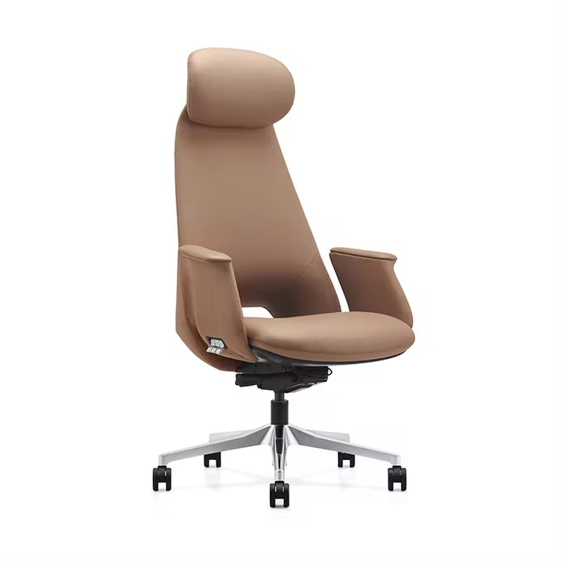 Executive Leather Orthopedic Office Chair with Swivel Function for Office Furniture